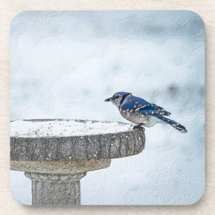Opposite Sides Painterly Coaster
