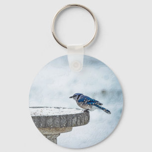 Opposite Sides Painterly Keychain
