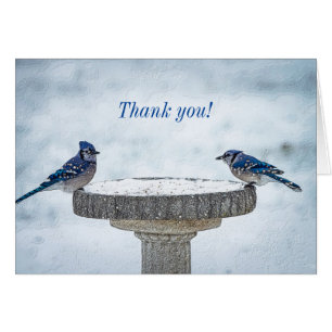 Opposite Sides Painterly Thank You Card