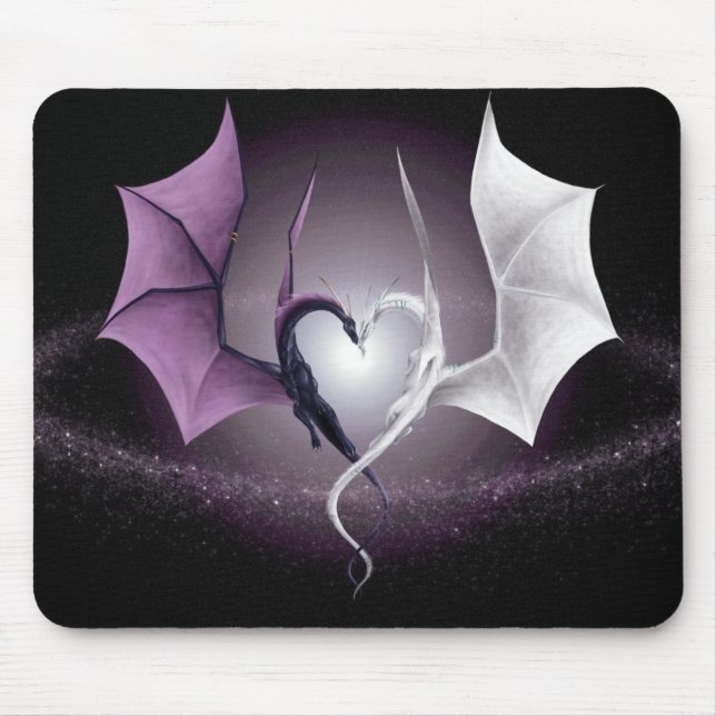 Opposites Attract Mouse Pad (Front)