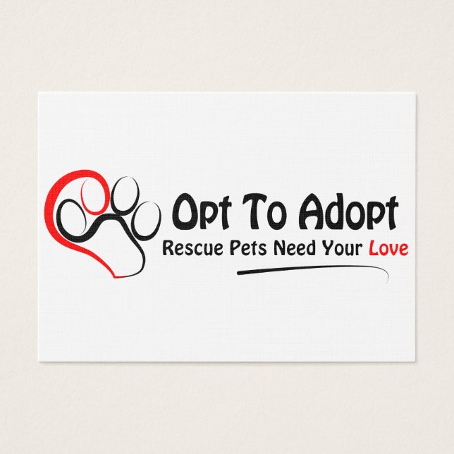 Opter Pour L'Adoption (Devant)