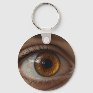 Opthalmologist Eye Doctor Weird Fun Hazel Eye Keychain