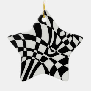 Optic #1a by Michael Moffa Ceramic Ornament