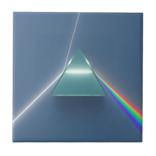 Optic Prism Refracting and Reflecting Light Tile