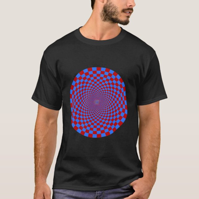 Optical 3 D Eye Popping Illusion T-Shirt (Front)