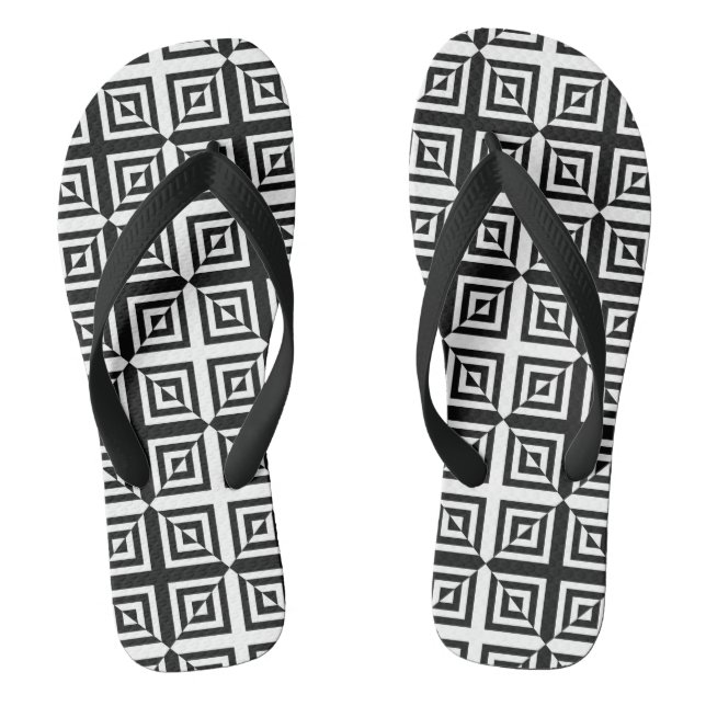 optical diamonds flip flops (Footbed)