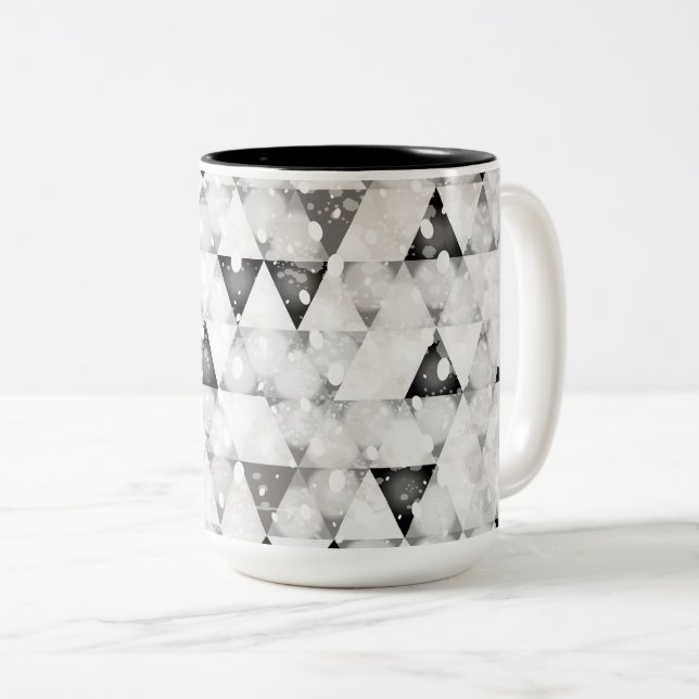Optical I Two-Tone Coffee Mug (Front Right)
