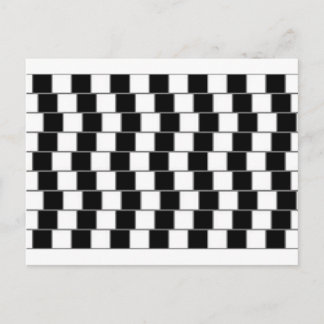 OPTICAL ILLUSION #102 TILE WALL POSTCARD