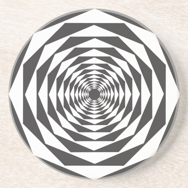 Optical Illusion #1b Coaster (Front)