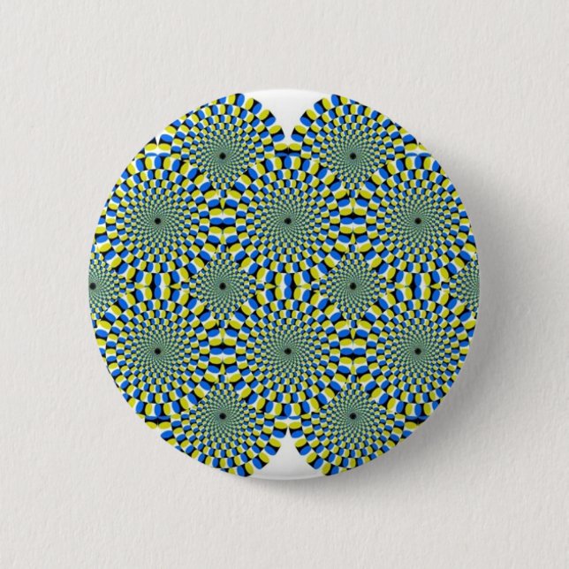 optical illusion 2 inch round button (Front)