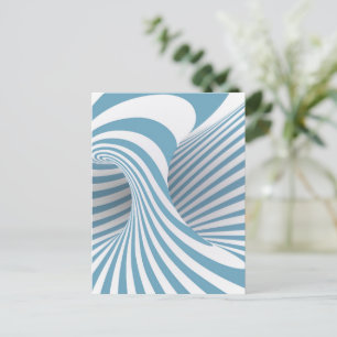 Optical illusion 3 postcard