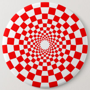 OPTICAL ILLUSION 6 INCH ROUND BUTTON