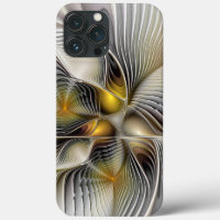 Optical Illusion Abstract 3D Fractal With Depth