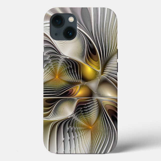 Optical Illusion Abstract 3D Fractal With Depth Case-Mate iPhone Case (Back)