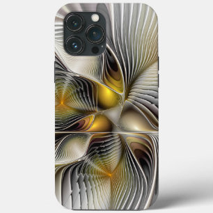 Optical Illusion Abstract 3D Fractal With Depth iPhone 13 Pro Max Case
