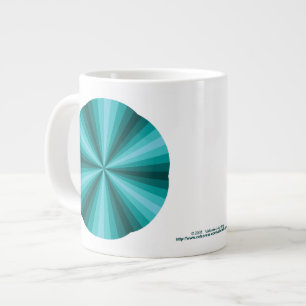 Optical Illusion Aqua Specialty Mug