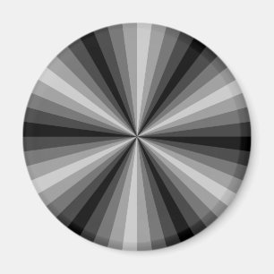 Optical Illusion Black Magnet
