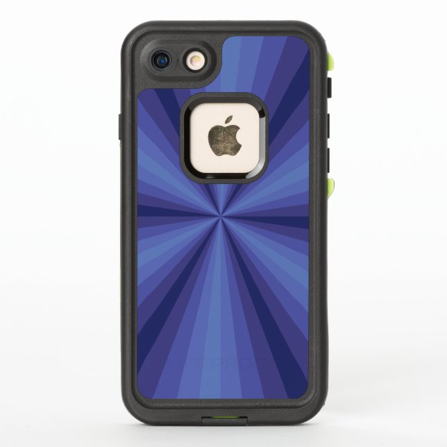 Optical Illusion Blue Lifeproof Case (Back)