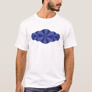 Optical Illusion Blue Men's Light Shirt