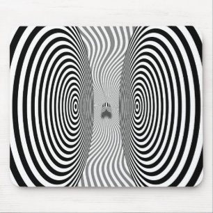 Optical Illusion - Bothersome Fly Mouse Pad