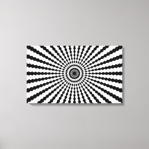 Optical Illusion Canvas Print