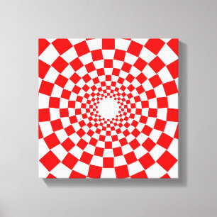 OPTICAL ILLUSION CANVAS PRINT
