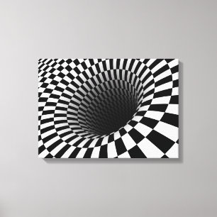 Optical Illusion Canvas Print