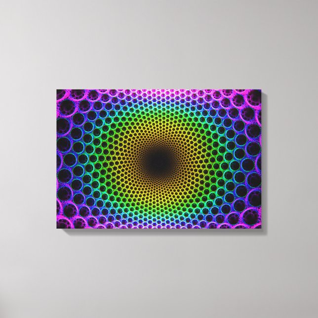 Optical Illusion Canvas Print (Front)