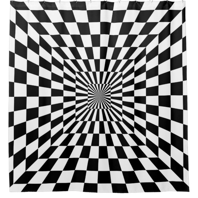 optical illusion chessboard tunnel (Front)