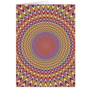 Optical Illusion Circle Hypnotic Rainbow Colourful