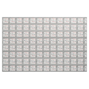 Optical Illusion Eye Chart Doctor Optician Pattern Fabric