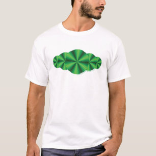 Optical Illusion Green Men's Light Shirt