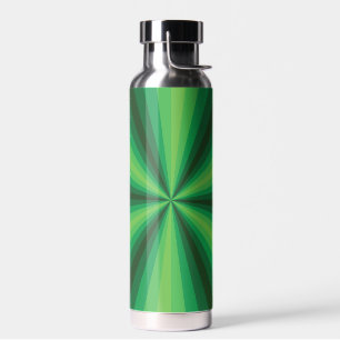 Optical Illusion Green Water Bottle