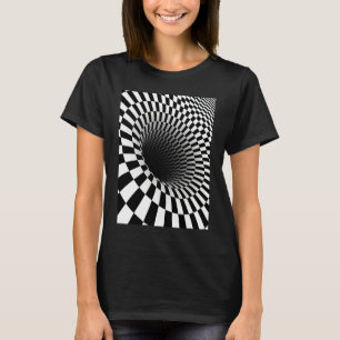 Optical Illusion  Hole Illusion Science T-Shirt