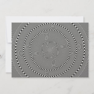 Optical Illusion - Hypnosis made easy Invitation
