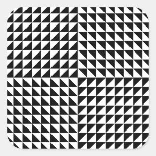 optical illusion illusion black square sticker