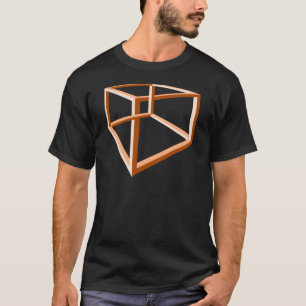 Optical Illusion Impossible Illusion 3d Geometry T-Shirt