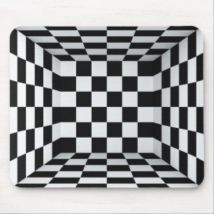 Optical Illusion Karo Mouse Pad