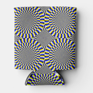 Optical Illusion: Moving Circles Background Can Cooler