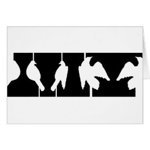 Optical illusion of urns or birds taking flight