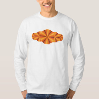 Optical Illusion Orange Men's Light Shirt
