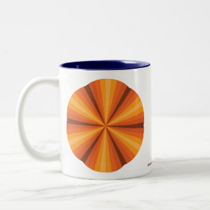 Optical Illusion Orange Mug