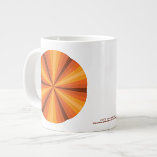 Optical Illusion Orange Specialty Mug