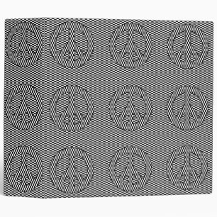 Optical Illusion Peace Binder