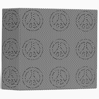 Optical Illusion Peace Binder