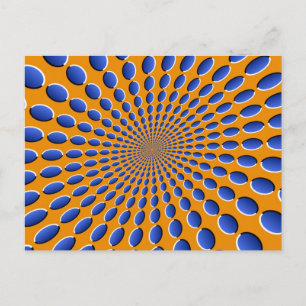 Optical Illusion Pods Postcard