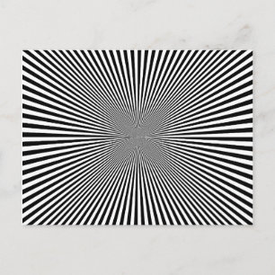 Optical Illusion Postcard