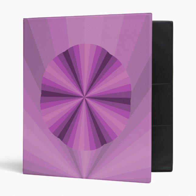 Optical Illusion Purple Binder (Front/Inside)