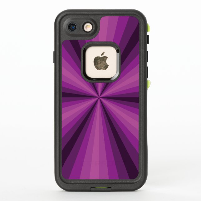 Optical Illusion Purple Lifeproof Case (Back)