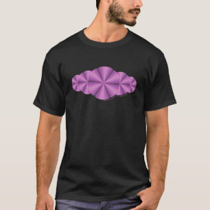 Optical Illusion Purple Men's Dark Shirt